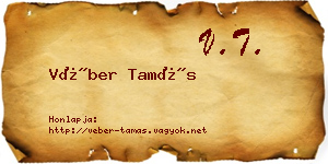 Véber Tamás névjegykártya